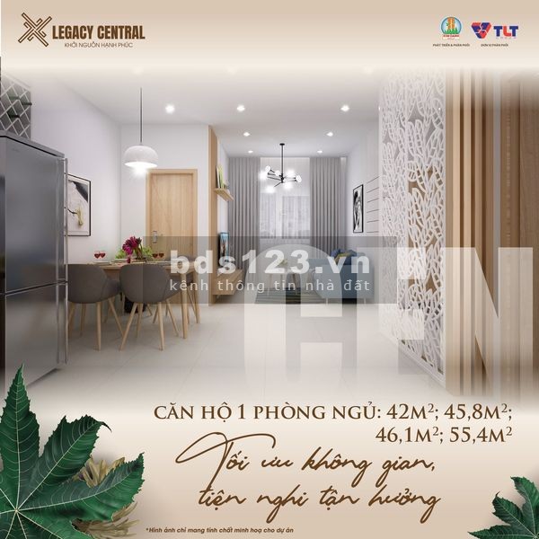Legacy Central - Giấc mơ an cư trong tầm tay, ngân hàng hỗ trợ vay 70% giá trị căn hộ