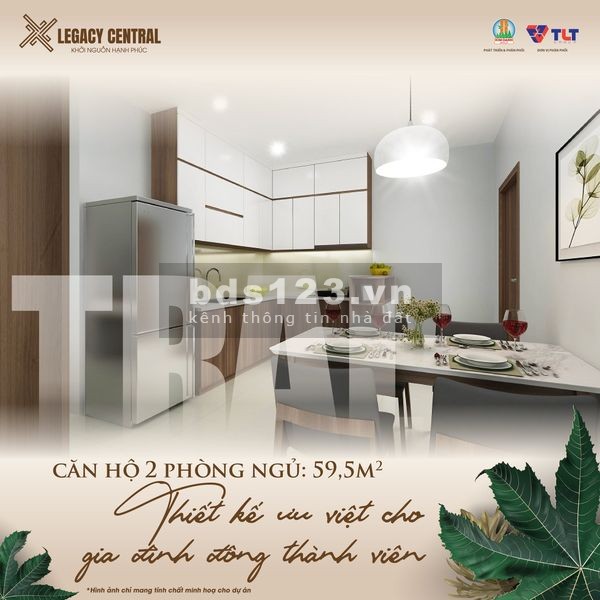 Legacy Central - Giấc mơ an cư trong tầm tay, ngân hàng hỗ trợ vay 70% giá trị căn hộ