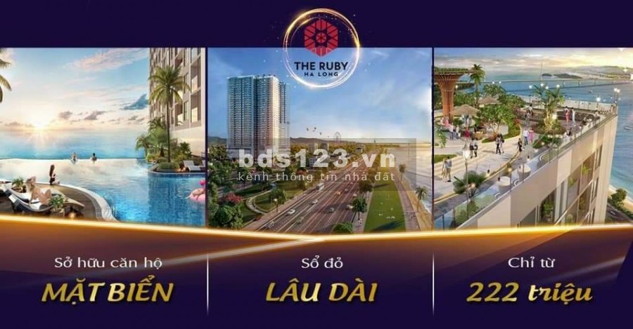 The Ruby Hạ Long - Đầu tư sinh lời căn studio view biển, chiết khấu cao, lhcc