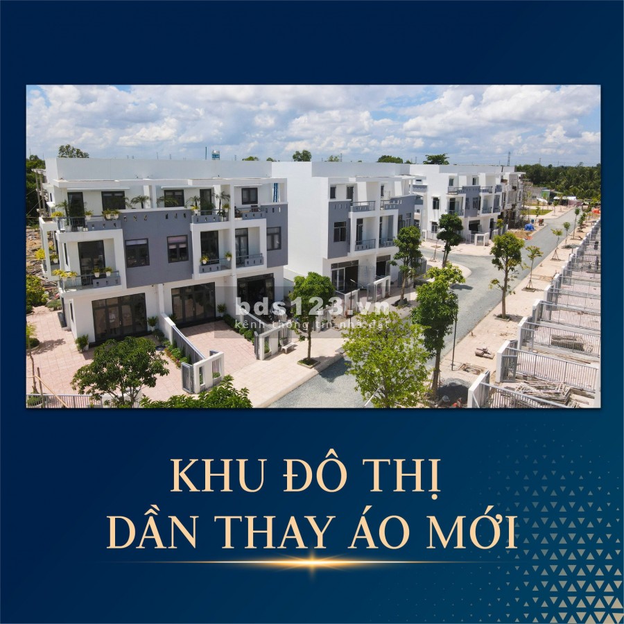 Nhà liền kề đẳng cấp tại Cần Thơ giá từ 2 tỷ 5 triệu Khu đô thị Thông Minh Thành Đô