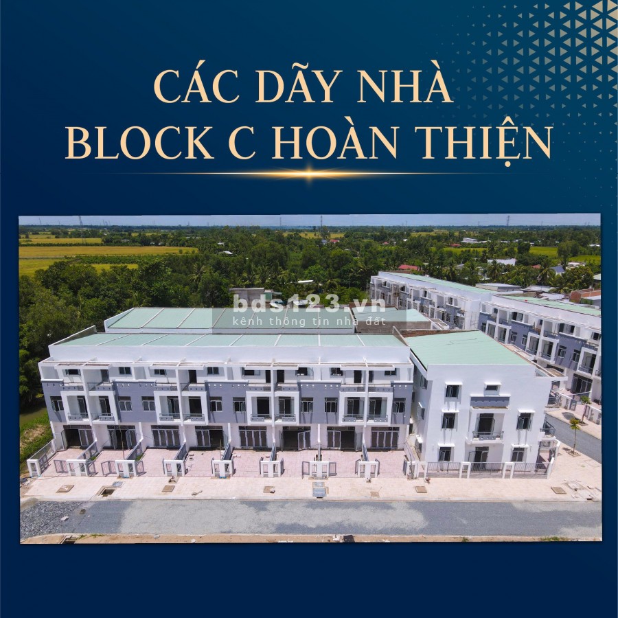 Nhà liền kề đẳng cấp tại Cần Thơ giá từ 2 tỷ 5 triệu Khu đô thị Thông Minh Thành Đô