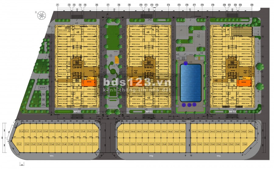 Bán nhà liền kề IEC Tứ Hiệp, Thanh Trì, đường Trần Thủ Độ, dt 57,5m2 xây 4 tầng