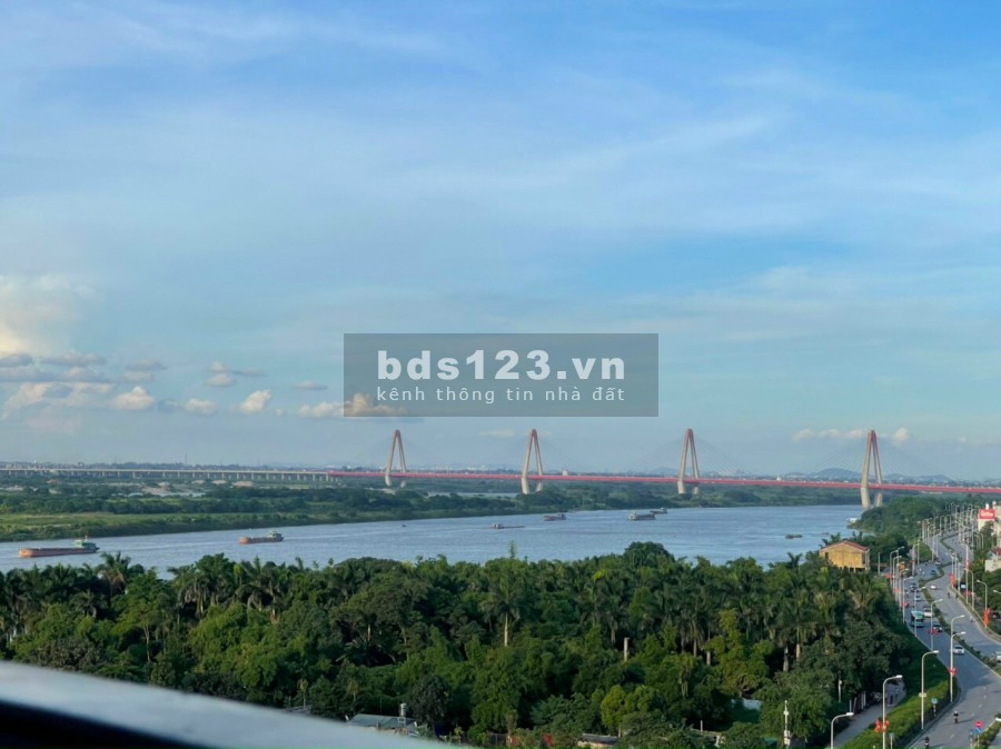 Tây Hồ River View – Căn gần góc duy nhất vị trí vàng view sông Hồng và cầu Nhật Tân