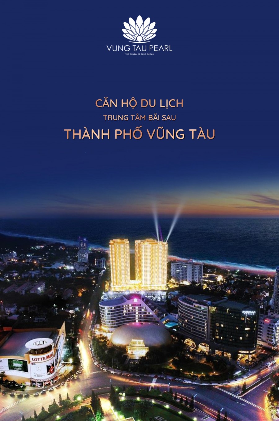 Căn hộ biển tại thành phố Vũng Tàu. Vị trí gần biển, đây sẽ là lựa chọn tốt, view trực diện biển