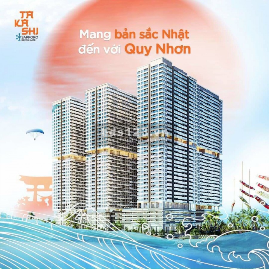 Căn hộ cao cấp Takashi Ocean Suite Kỳ Co, pháp lí chính chủ, sổ riêng