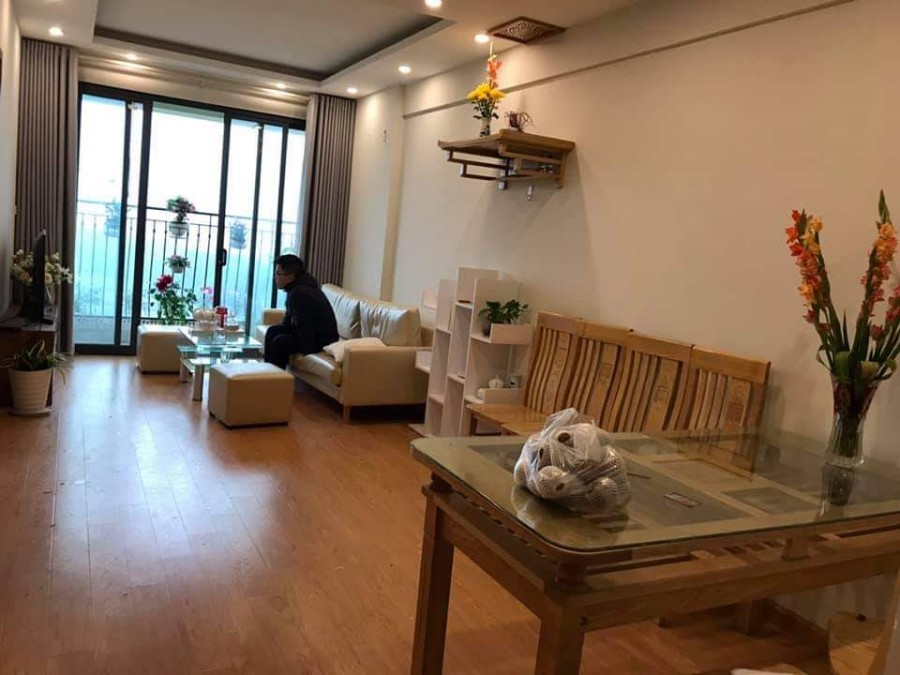 Cho thuê chung cư Gelexia 885 Tam Trinh- Hoàng Mai, 2PN, full đồ, 8 triệu/tháng