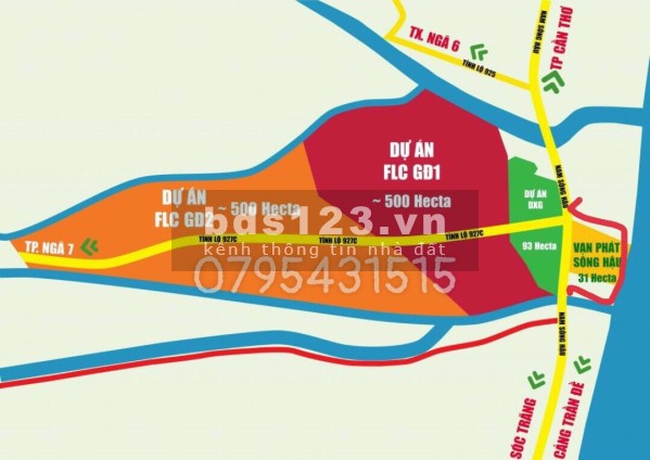Đất nền CÓ SỔ - Giá từ 815tr đến 1tỷ 320triệu Cách Cần Thơ 15Km Vạn Phát Sông Hậu