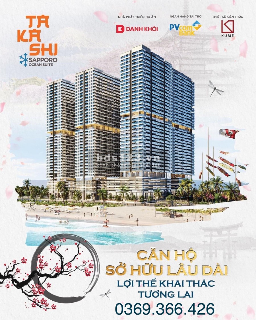 Takashi Ocean Suite Kỳ Co-Căn hộ nghĩ dưỡng cao cấp mang phong cách Nhật Bản tại Việt Nam
