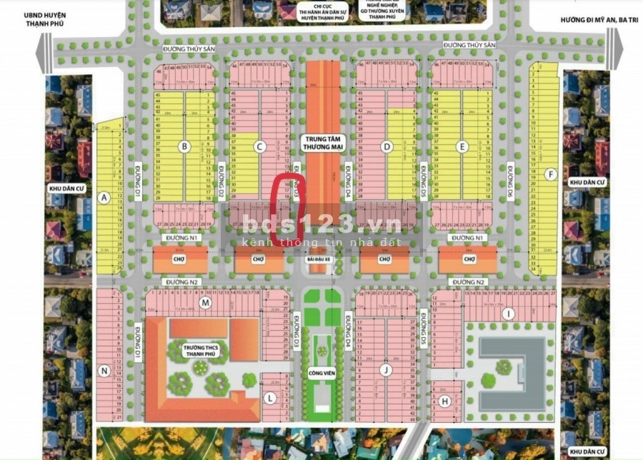 Chính chủ cần bán 2 nền liền kề giá 1ty759/nền thổ cư 100%, đất sinh lời cao