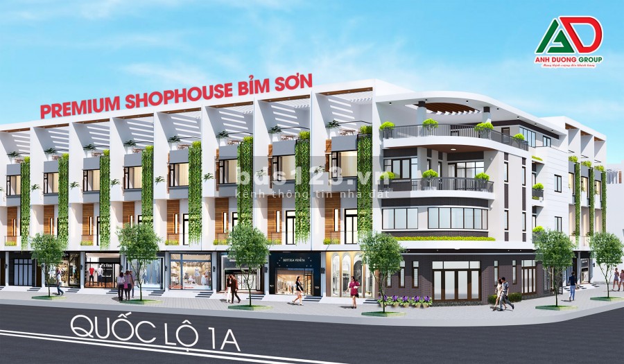 Nhà phố thương mại Bỉm Sơn Thanh Hóa, tặng gói nội thất 30 triệu cho khách hàng