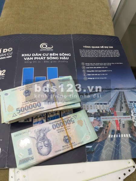 Đất nền CÓ SỔ - Giá từ 815tr đến 1tỷ 320triệu Cách Cần Thơ 15Km Vạn Phát Sông Hậu