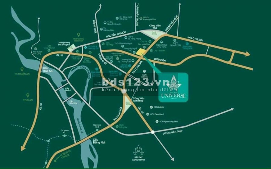 Chỉ với 320 triệu bạn đã sở hữu căn hộ 2 PN tại trung tâm thành phố Biên Hòa