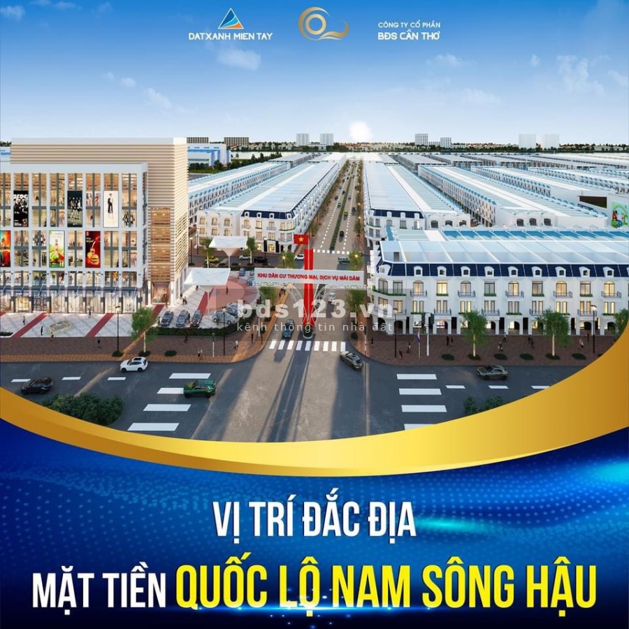 Đất nền CÓ SỔ - Giá từ 815tr đến 1tỷ 320triệu Cách Cần Thơ 15Km Vạn Phát Sông Hậu