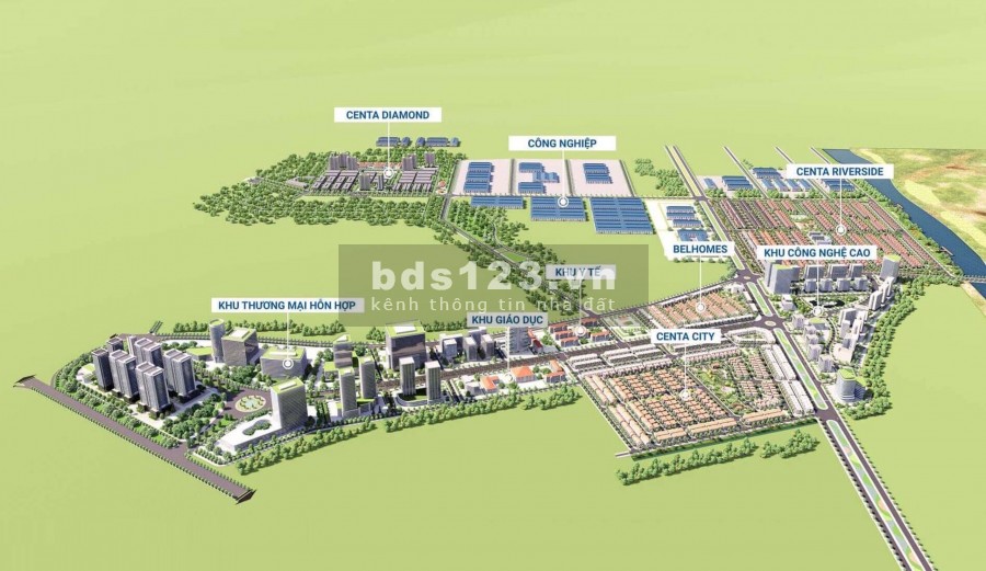 Bán shophouse 90m2, Dự án Centa Shophouse khu đô thị Centa City Vsip Bắc Ninh