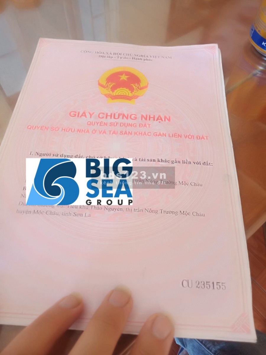 Đất nền Mộc Châu cơ hội đầu tư sinh lời cao mặt đường quốc lộ 6, giá tốt nhất