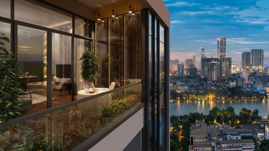 Bán căn hộ 4 phòng ngủ, view hồ Tây, diện tích 147m2, giá chỉ từ 5 tỷ, lh 0337416011