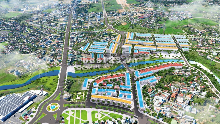 Khu đô thị mới Tây Bàu Giang trung tâm Quảng Ngãi cạnh Bigc GO, pháp lí 1/500