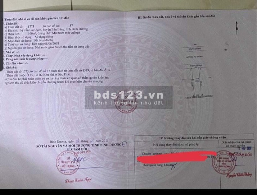 Bán đất gần chợ tự phát và đối diện công ty đông công nhân, thổ cư 100%