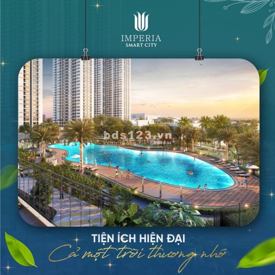 Cơ hội bốc thăm trúng thương căn Studio trị giá 1.3 tỷ khi mua căn hộ Imperia Smart City