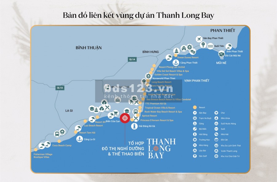 Tâm điểm du lịch ở mũi Kê Gà, mở bán nhà phố nghỉ dưỡng có hồ bơi, tiện ích đủ