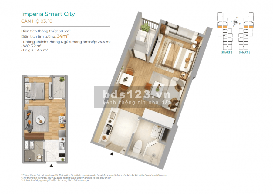 Cơ hội bốc thăm trúng thương căn Studio trị giá 1.3 tỷ khi mua căn hộ Imperia Smart City