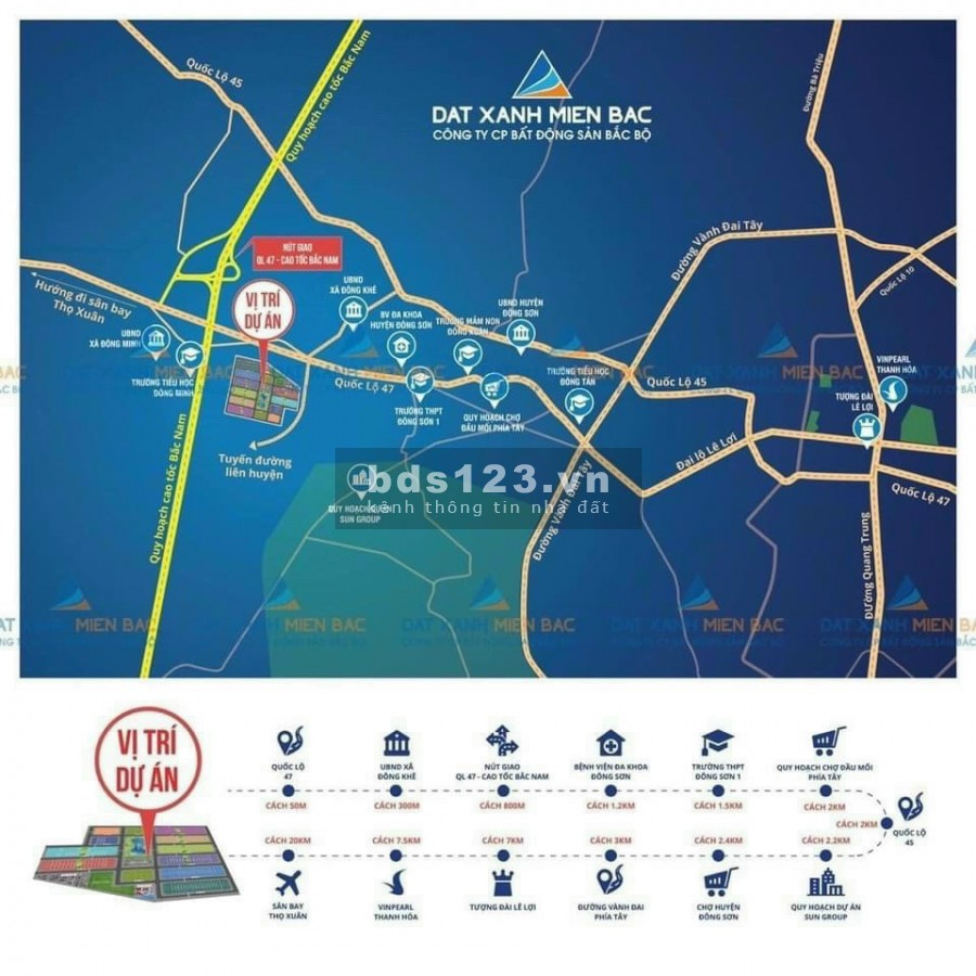 Chỉ 1 tỷ 2 sở hữu ngay lô đất tiềm năng ở thị trường Siêu Tiềm năm thành phố Thanh Hóa