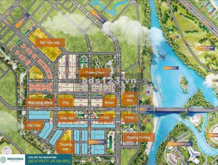 01 suất ngoại giao đất nền ven sông cổ cò giai đoạn 1 giá gốc từ chủ đầu tư, sổ sẵn