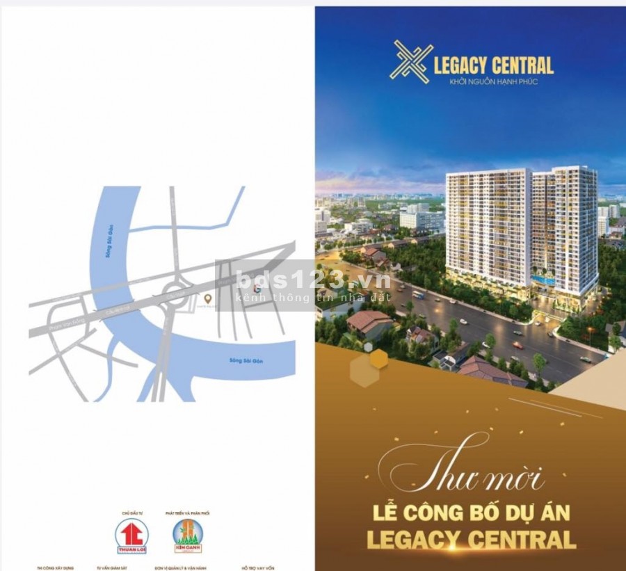 Sở hữu ngay căn hộ Legacy Central tại Tp Thuận An chỉ 168tr, ocb hỗ trợ 70%