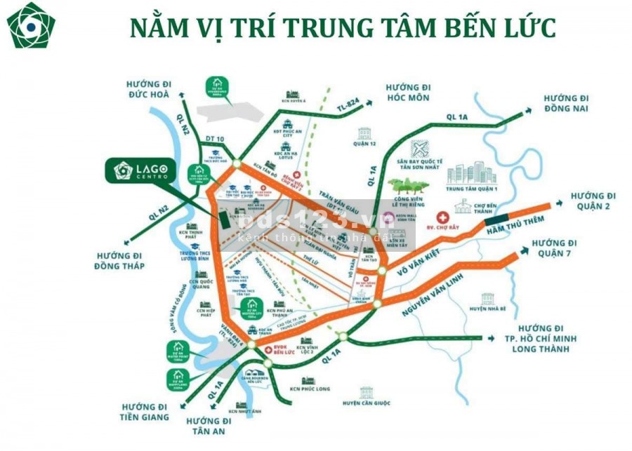 Đất sở đỏ mặt tiền Vành Đai 4 khu vực Quốc Lộ N2, sông Vàm Cổ Đông, sổ riêng