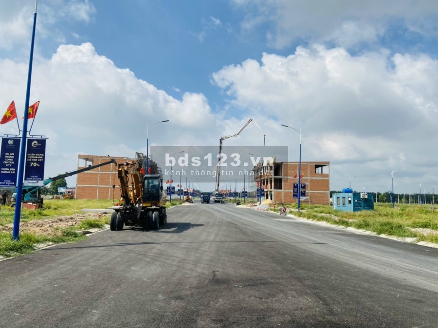 Bán đất mặt tiền dự án Thăng Long Central City đường DX, thị trấn Lai Uyên