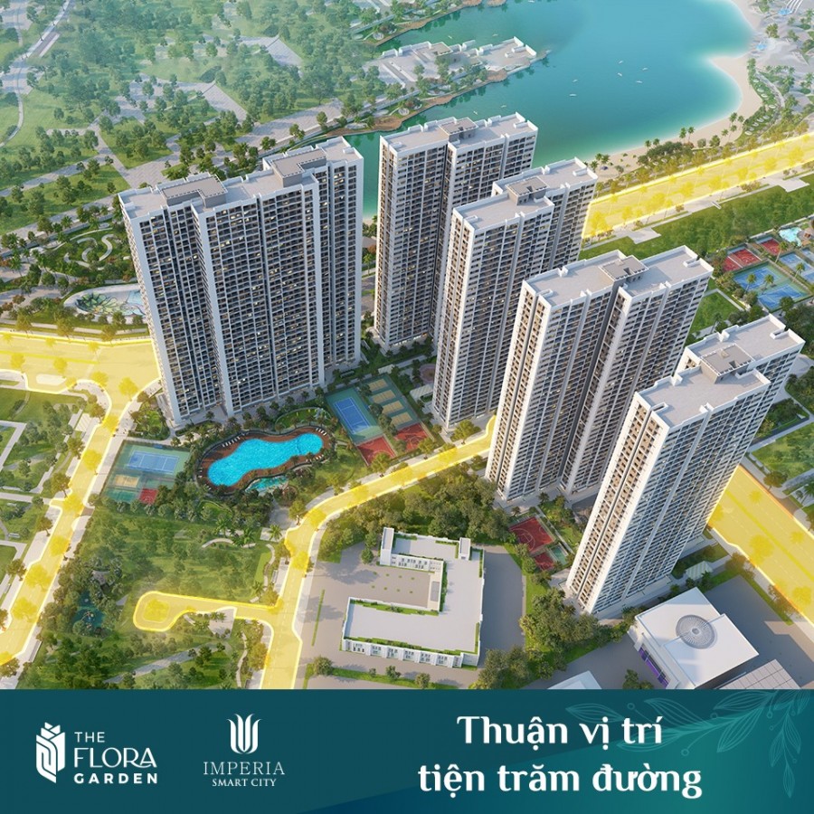 Bán căn hộ 2PN Imperia Smart City, hỗ trợ lãi suất 0%/24 tháng, chiết khấu cao
