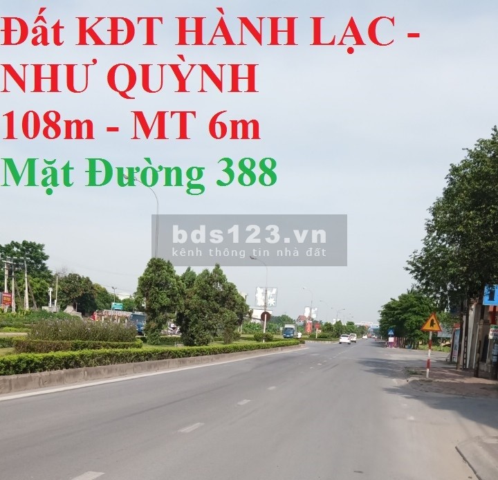 Vỡ mùa covid cần bán gấp 108m2 đất Thị trấn Như Quỳnh, Văn Lâm, Hưng Yên, lh 0835459289