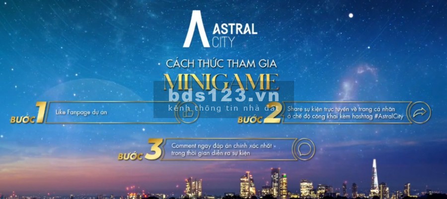 Đấu tư sinh lời ngay bay giờ chỉ thanh toán 30% đến khi nhận nhà, cc Astral City