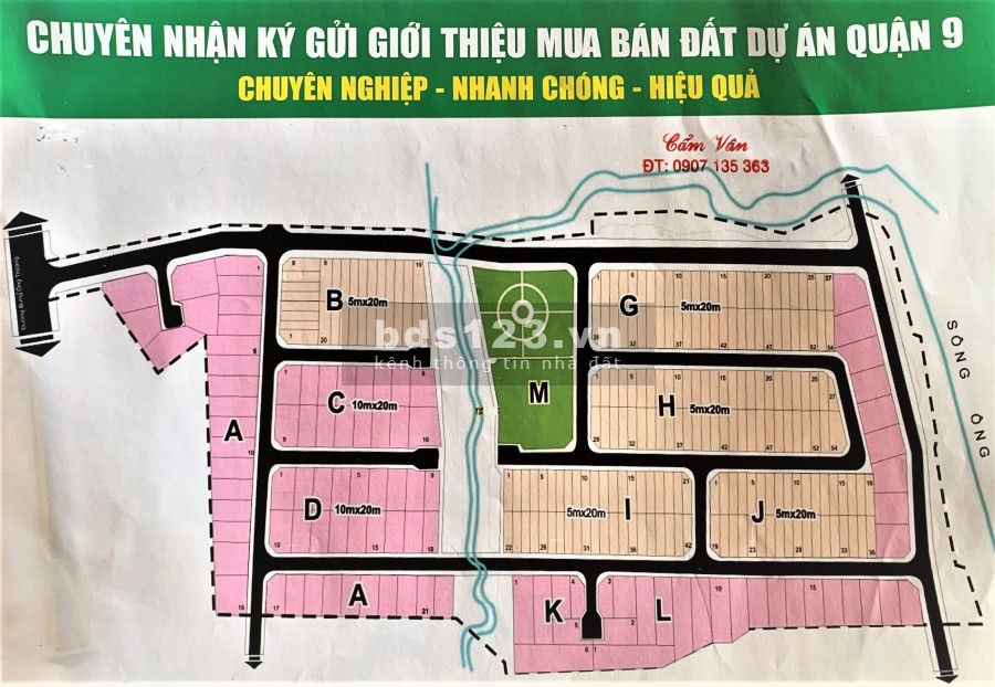 Bán những nền đất vị trí đẹp đầu tư tốt tại dự án Đông Dương, Bưng Ông Thoàn, Phú Hữu, Quận 9