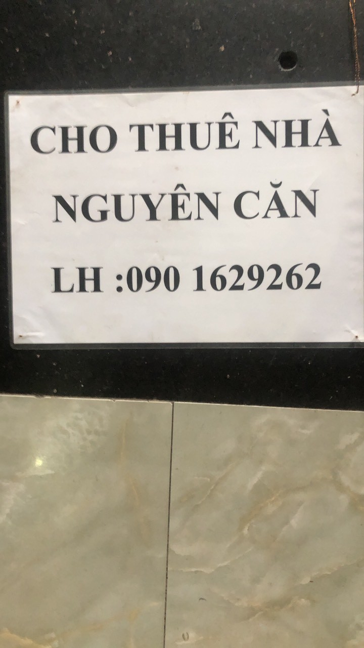 Cho thuê nhà nguyên căn khu vực Đường Tô Ngọc Vân Quận 12