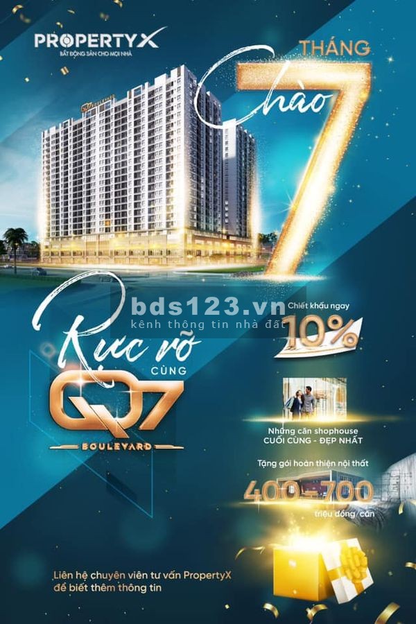 Nhanh tay mua shophouse Q7 boulevard nhận CK khủng + gói nội thất hơn 400tr từ Hưng Thịnh
