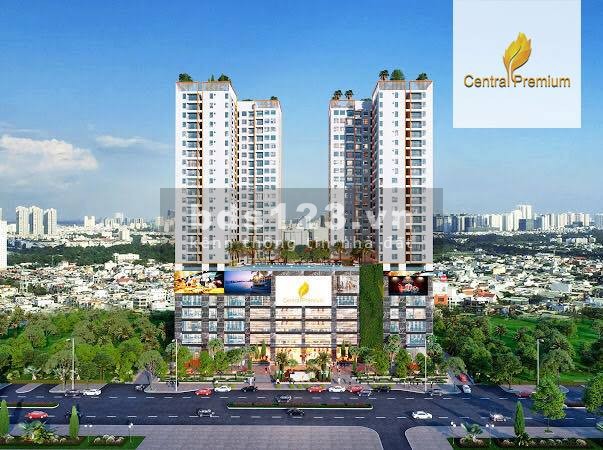 Căn 70m2 - 2PN Central Premium giá 3,3 tỷ có 5% sổ + 2% PBT, view hồ bơi, nhận nhà ở ngay