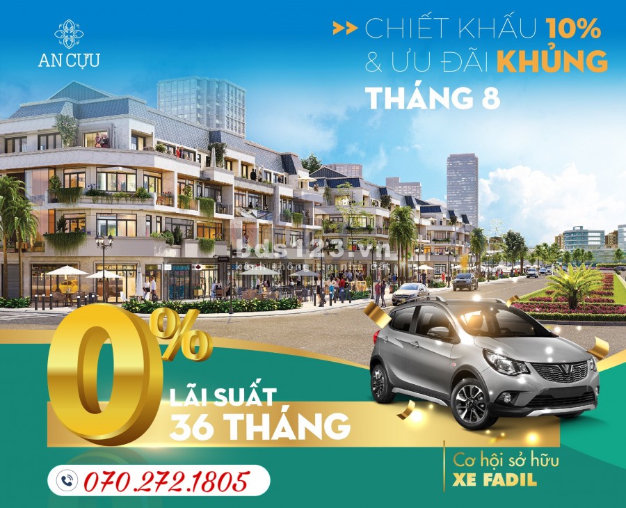 Bán biệt thự khu đô thị An Cựu City ngân hàng hỗ trợ cho vay lên đến 70%, lhcc