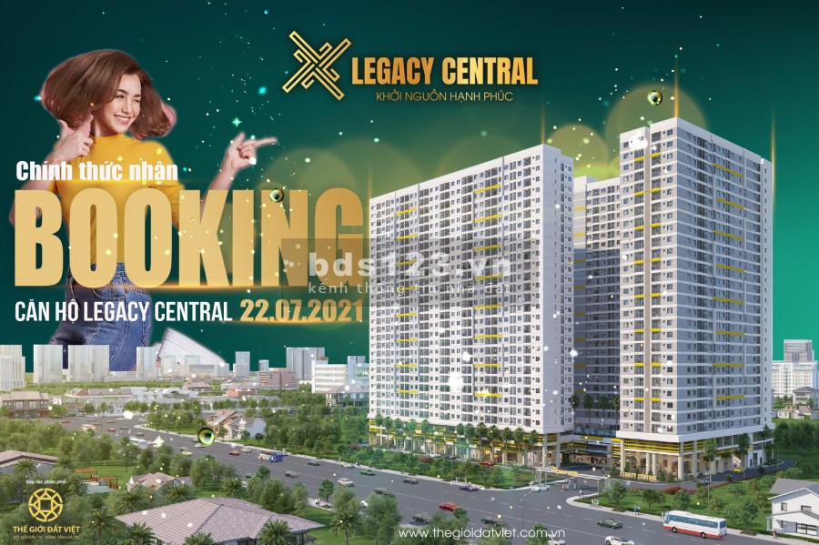 Mua ngay căn hộ Legacy Central để nhận nhiều ưu đãi khủng mùa dịch, sổ sẵn