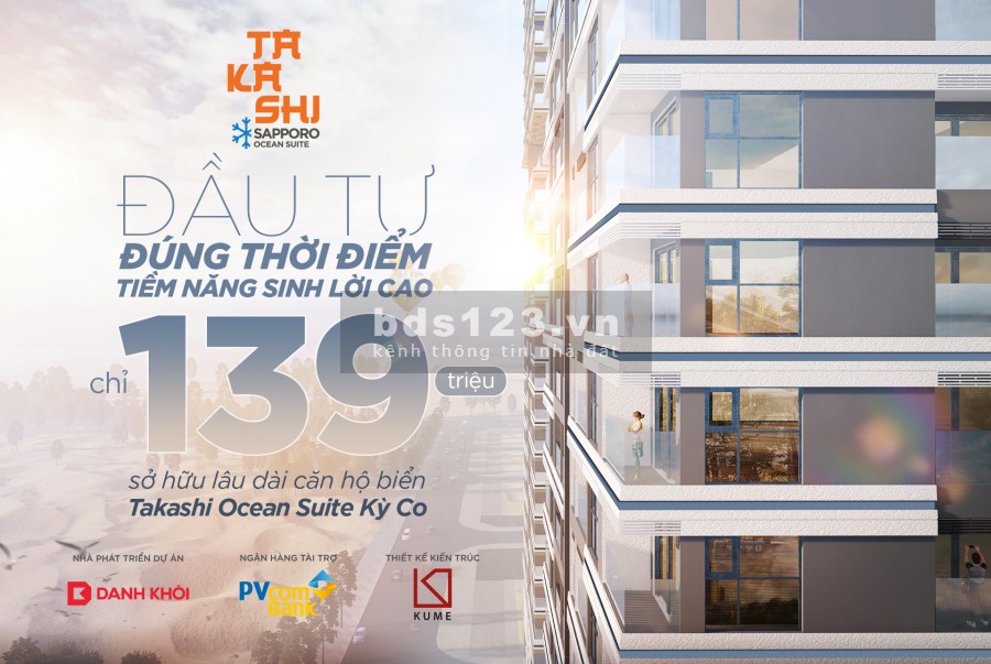 Căn hộ biển sở hữu lâu dài chỉ với 20%, chung cư Takashi Ocean Suite, lh 0899306823
