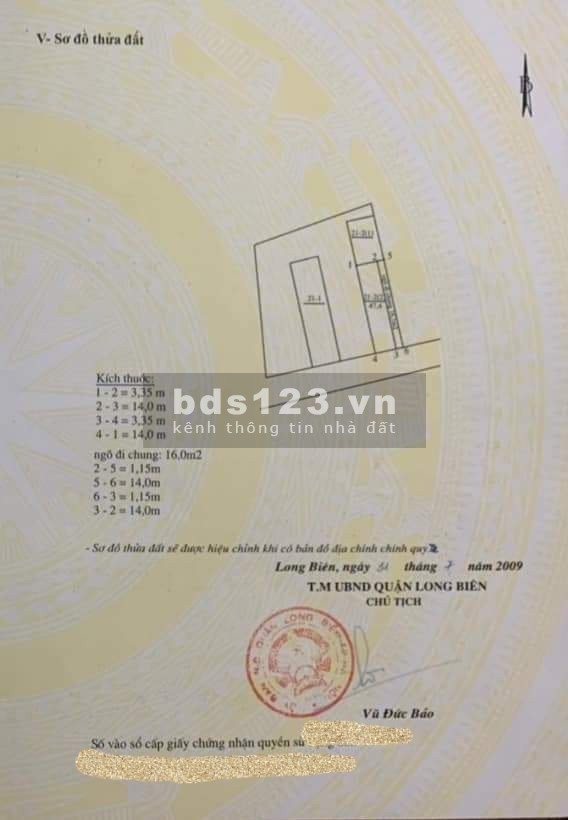 Cần chuyển nhượng lô đất góc Ngọc Thuỵ, Ngọc Lâm, Quận Long Biên, sổ đẹp
