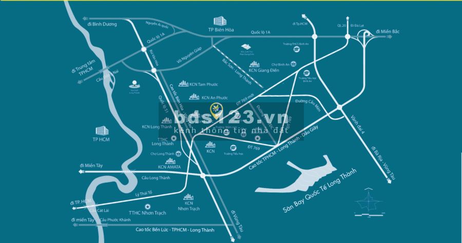 Đất nền Sân bay Long Thành Cạnh khu Tái Định Cư chỉ 555 triệu nhận nền, đúng chuẩn 1/500