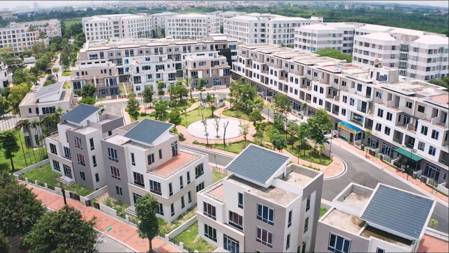 Shophouse 2 mặt tiền nằm trong KĐT xanh bậc nhất thủ đô Giá chỉ 27.5 tr/m2 bao mọi loại phí