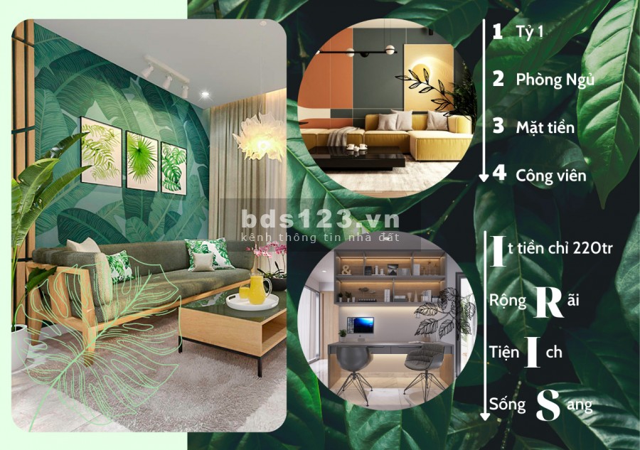 Parkview Iris Tower căn hộ sống Xanh sạch chuẩn Singapore, giá bao tốt thị trường