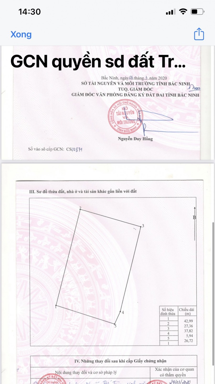 Do dịch nên gia đình cần bán gấp mảnh đất diện tích 1184m2 tại Thôn Nguyễn Hiên Vân Tiên Du Bắc Ninh