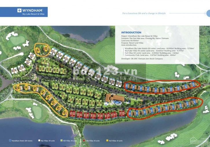 Bán biệt thự dự án siêu hót Wyndham Sky Lake sân golf 36 lỗ, pháp lí chuẩn