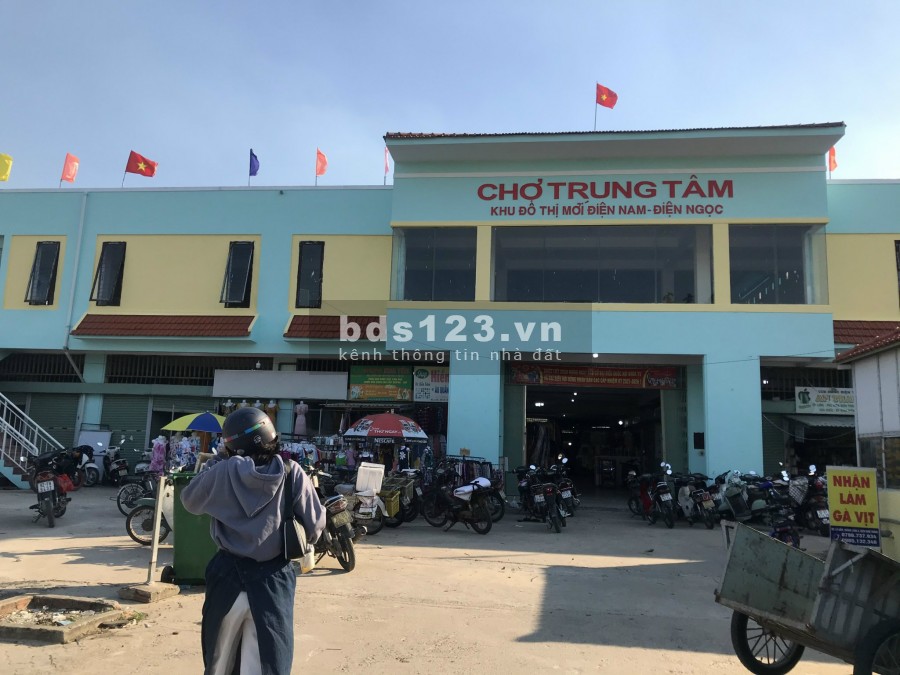 1 suất ngoại giao duy nhất dự án khu phố chợ Điện Nam Trung - sổ đỏ trao tay