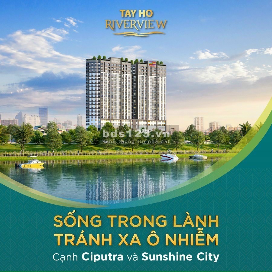 Chỉ với 645tr bạn đã sở hữu căn hộ mới với không gian xanh đáng sống quận Tây Hồ