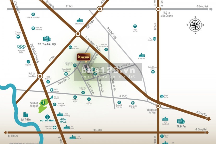 Căn Hộ Legacy Central Trung Tâm thành phố Thuận An, căn hộ cao cấp tiện ích đầy đủ chỉ vài bước chân