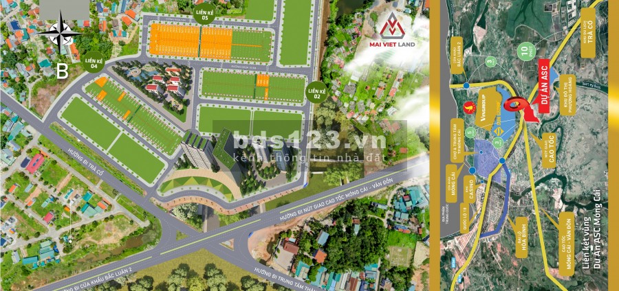 Bán đất nền ASC Móng Cái, thanh khoản cao - lợi nhuận 100% sau 1 năm, sổ vĩnh viễn